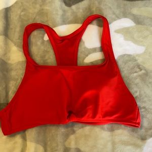 Red Knot Target Swim Top